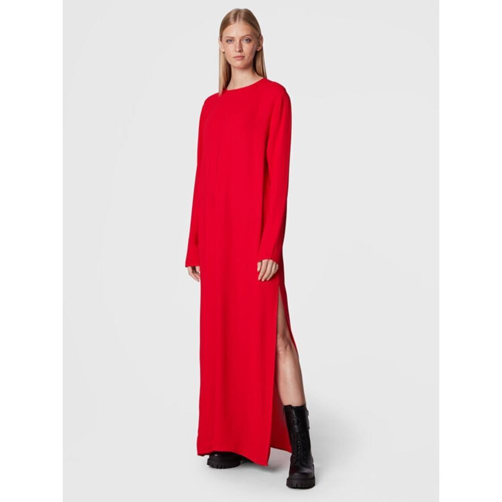 Birgitte Herskind Molly Dress Womens 36/6 Maxi Side Slits Party Cocktail Glam